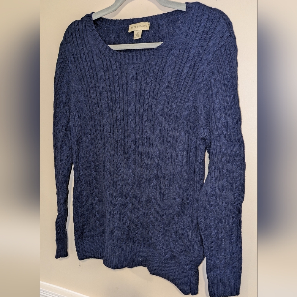 ❤️SALE❤️ Appleseed's Men's Blue Sweater